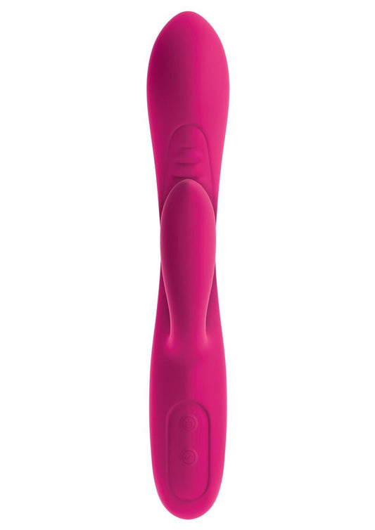 Ultimate Rabbits No 2 Vibrator Multi Speed Waterproof Rechargeable - Fuschia- Special Sale