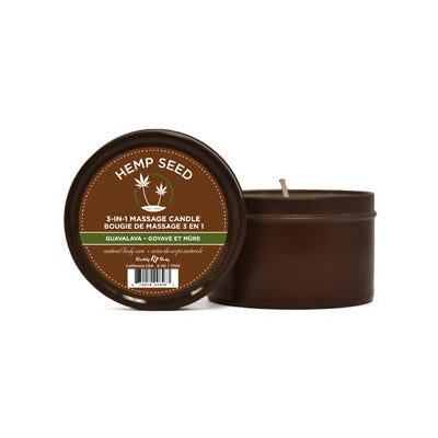 Hemp Seed 3-in-1 Massage Candle Guavalava