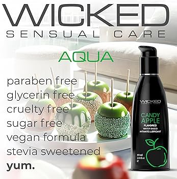 Aqua Candy Apple 4 oz Water based Lubricant
