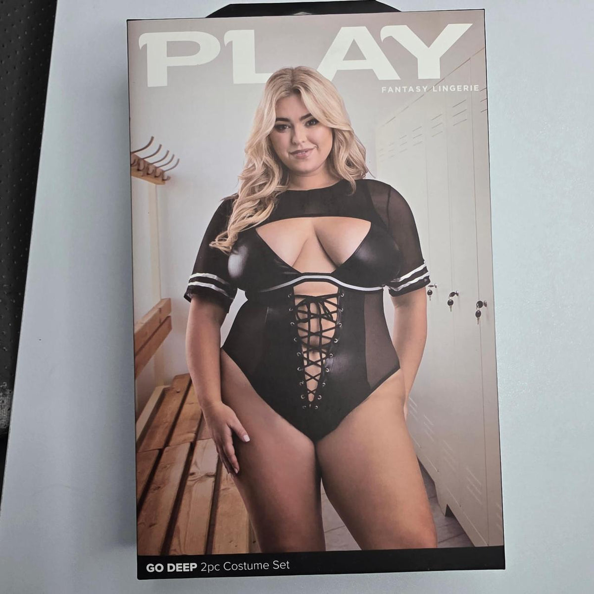 Play Fantasy Lingerie Go Deep 2pc Costume Set in black & brown #costume #lingerie - Image 2