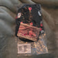 Black bodysuit with red & white floral embroidery #floral #embroidered - Image 3