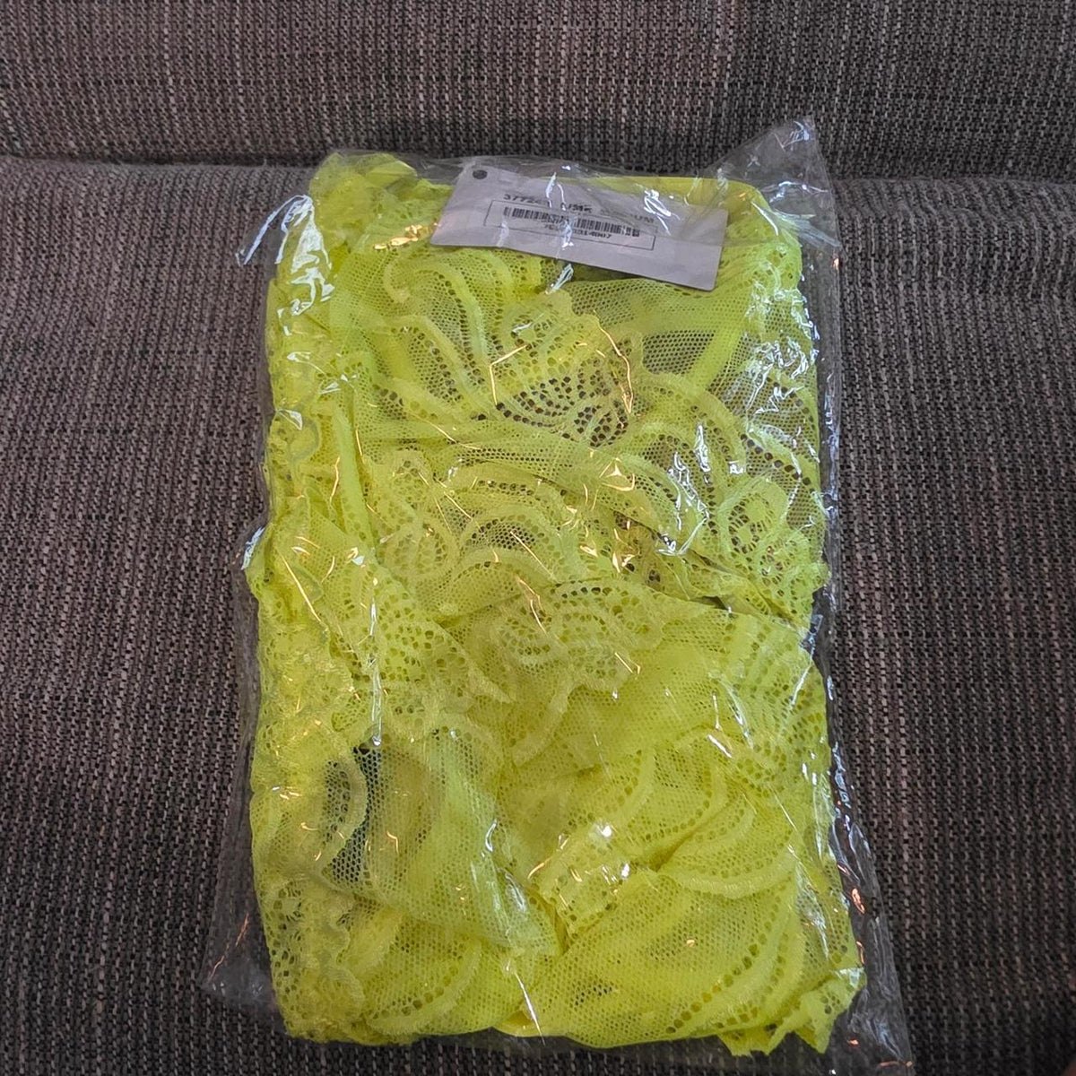 neon Yellow lace bodysuit with floral embroidery #lingerie #floral - Image 5