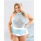 Fantasy Lingerie Stay Frosty Ice Queen Costume Set in Light Blue size 3x/4x - Image 1