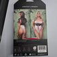 Play Fantasy Lingerie Dangerous Darling 3pc Costume Set in m/l - Image 3