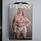 Play Fantasy Lingerie Perfect Health 5pc Costume Set in white with red crosses, size 1X/2X #costume #nurse - Image 2