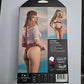 Fantasy Lingerie Treasured Costume Set in red/black striped polyester & spandex #costume #lingerie - Image 3
