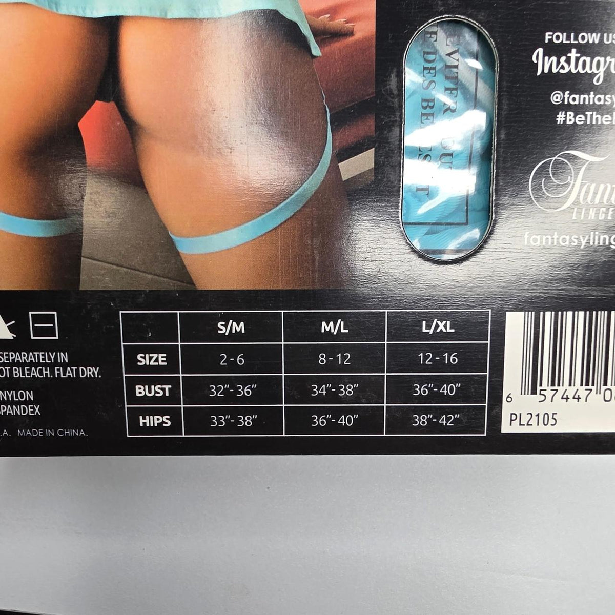 Fantasy Lingerie Sarah Doctor in the House costume set in size m/l Aqua blue dress with matching garter belt and mask. #costume #doctor - Image 5