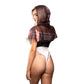 Play Fantasy Lingerie Dangerous Darling 3pc Costume Set in s/m - Image 6