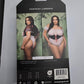 Play Fantasy Lingerie Dangerous Darling 3pc Costume Set in white & pink with black corset detail, size 3x/4X #costume #lingerie - Image 3