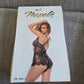 Black lace bodysuit with floral design - Image 5