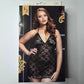 Baci black lace-up chemise in size queen size #lingerie #intimate - Image 1