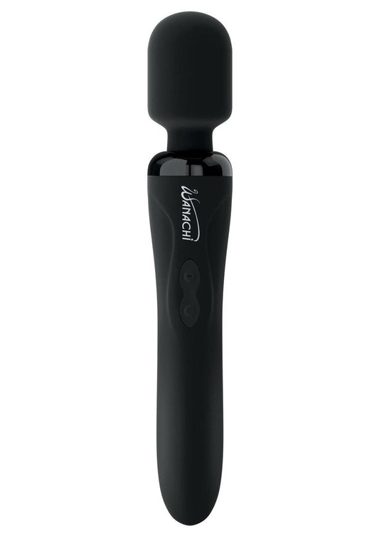 Wanachi Body Recharger Silicone Rechargeable Wand - Black - Special Sale