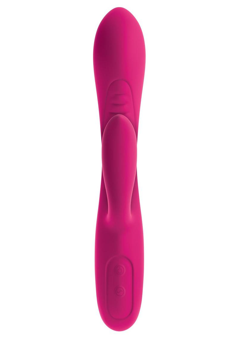 Ultimate Rabbits No 2 Vibrator Multi Speed Waterproof Rechargeable - Fuschia- Special Sale
