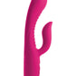 Ultimate Rabbits No 2 Vibrator Multi Speed Waterproof Rechargeable - Fuschia- Special Sale