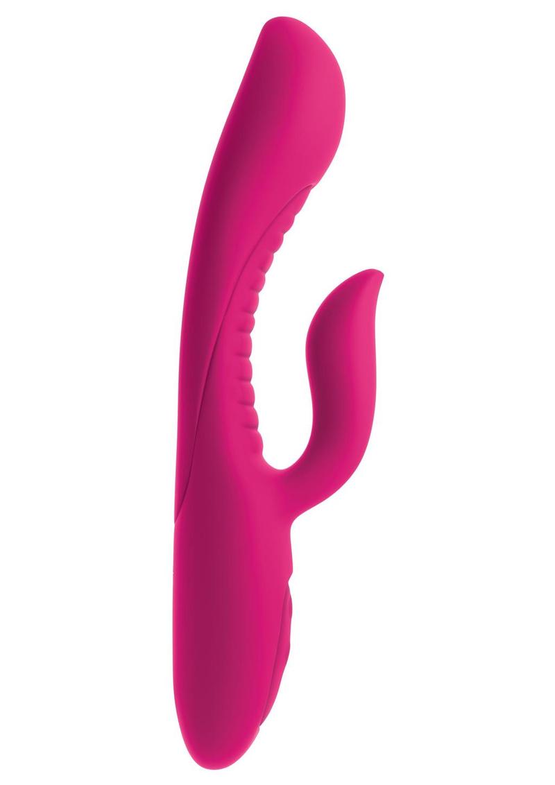 Ultimate Rabbits No 2 Vibrator Multi Speed Waterproof Rechargeable - Fuschia- Special Sale