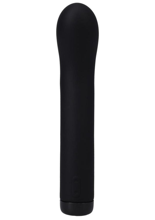 In a Bag Silicone Rechargeable G-Spot Vibrator - Black - Special Sale