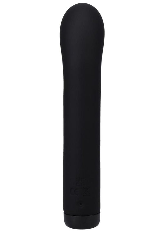 In a Bag Silicone Rechargeable G-Spot Vibrator - Black - Special Sale