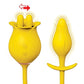 Clit-Tastic Tulip Clitoral Vibrator - Yellow - Special Sale