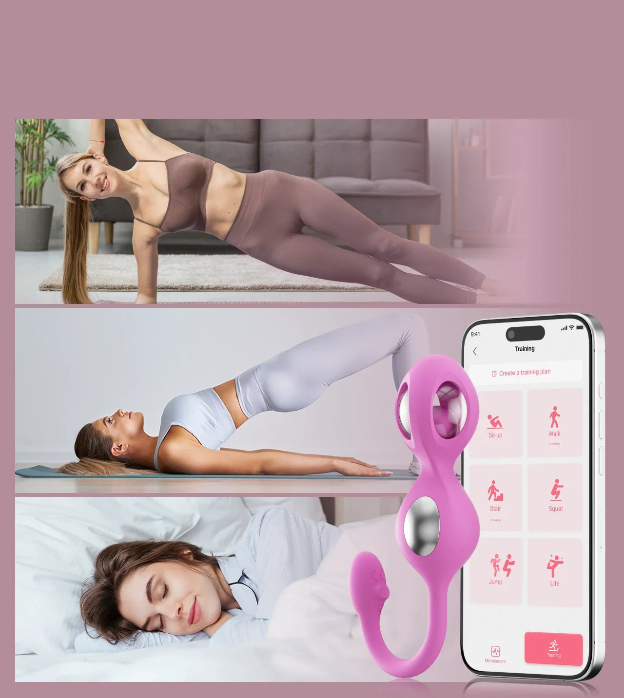 Elektra App Control E-Stim Kegel Training Set