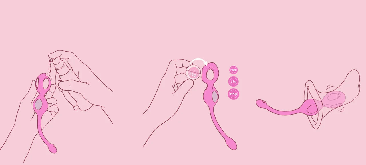 Elektra App Control E-Stim Kegel Training Set