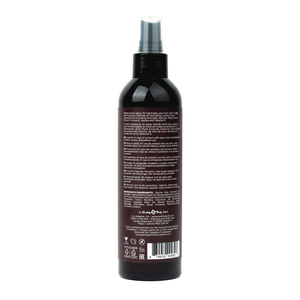 Hemp Seed Moisturizing Body Oil Spray