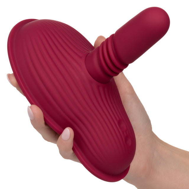 Dual Rider Rechargeable Silicone Thrust & Grind Vibrator with Remote Control