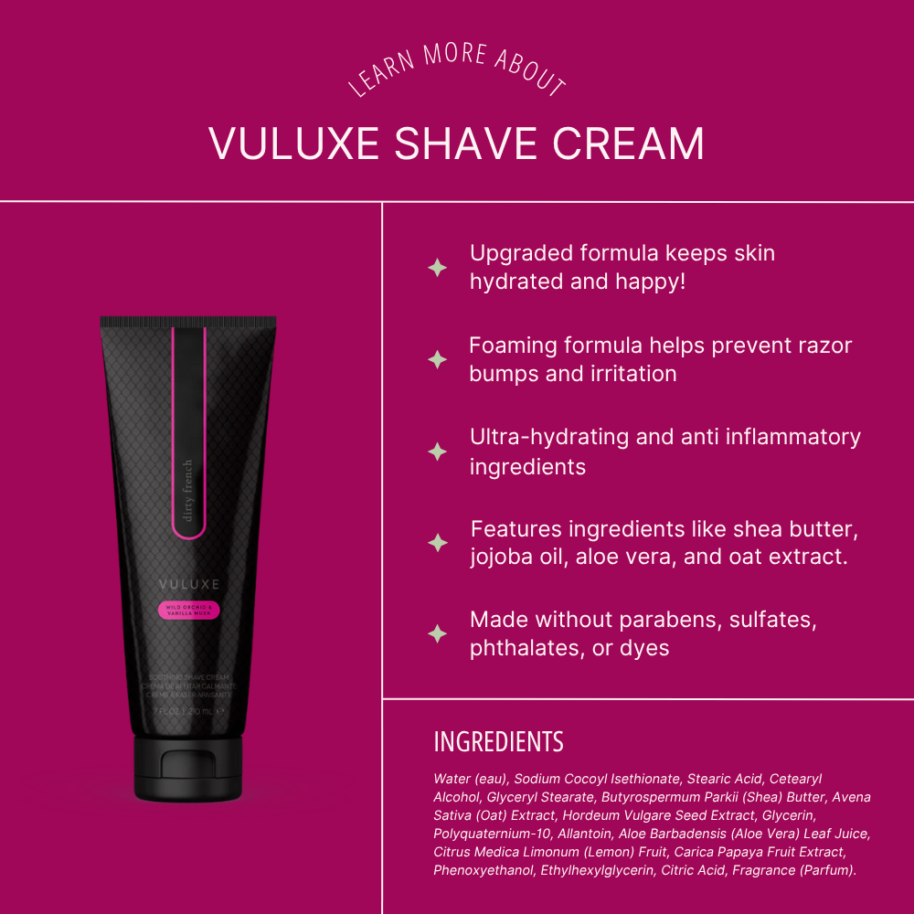 Vuluxe Shave Cream - Coochy Makeover- New Formula!
