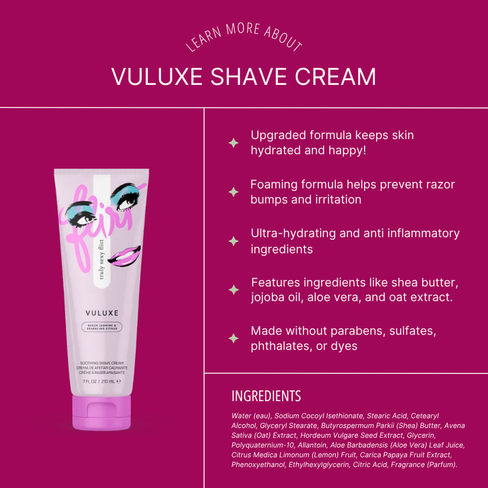 Vuluxe Shave Cream - Coochy Makeover- New Formula!