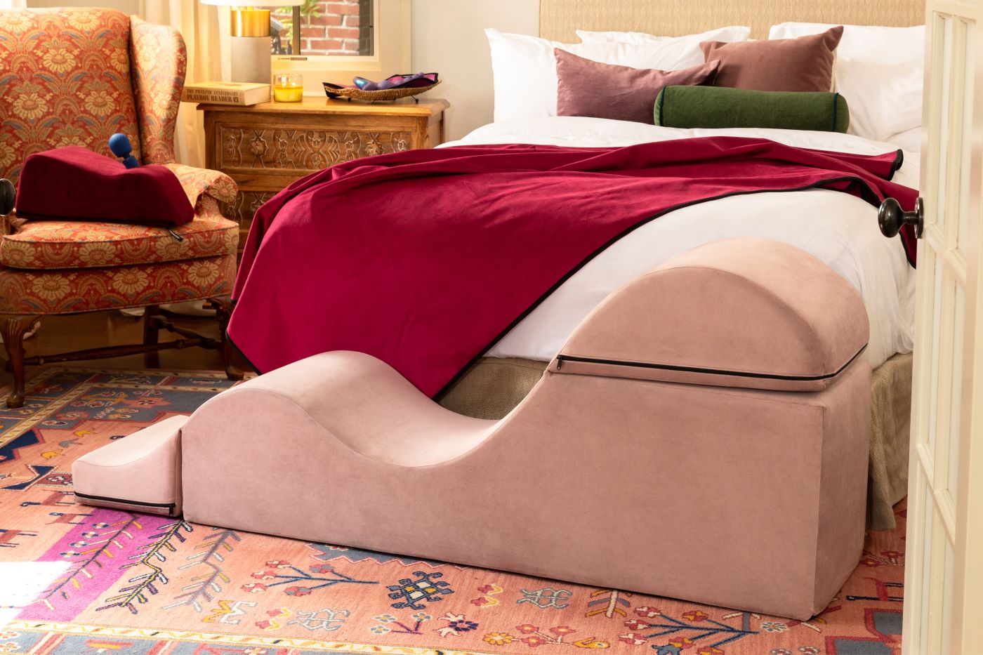 Aria Chaise - Bench- Positioning Furniture "couples yoga"