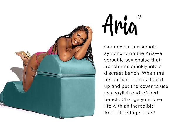Aria Chaise - Bench- Positioning Furniture "couples yoga"