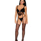 Dreamgirl Velvet Bustier & G-String