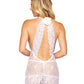 Dreamgirl Eyelash Lace Chemise and G-string Set