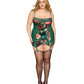 Dreamgirl Velvet Garter Slip 13487