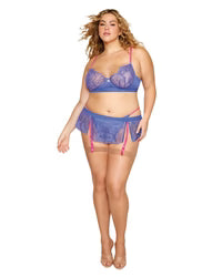 Dreamgirl Bra and Garter Skirt with G-String