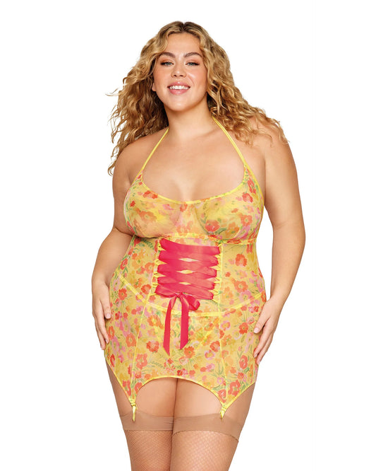 Dreamgirl Garter Slip & G-String