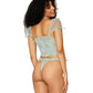 Dreamgirl Lace smocking camisole and thong set