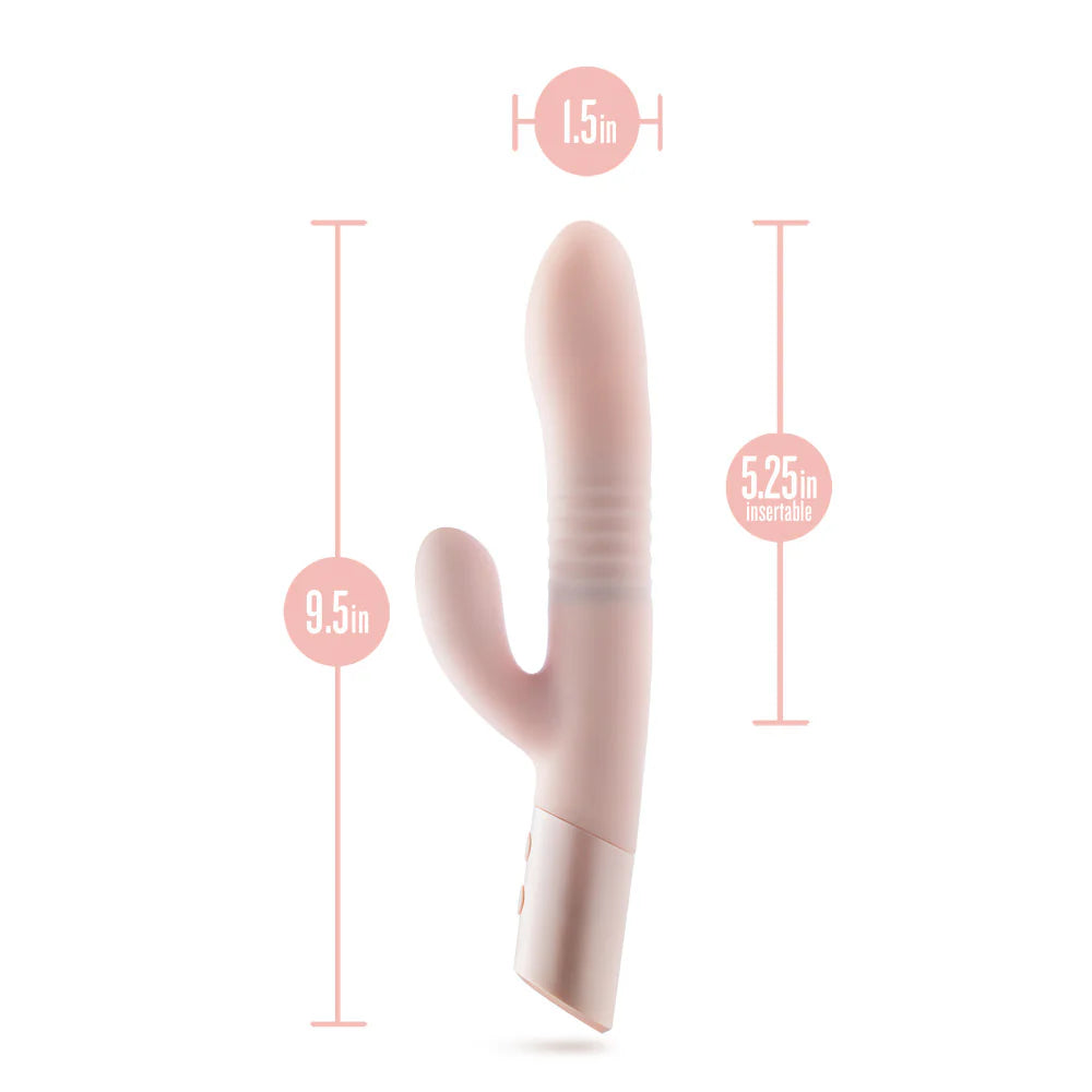 Fraya Thrusting Silicone Rabbit