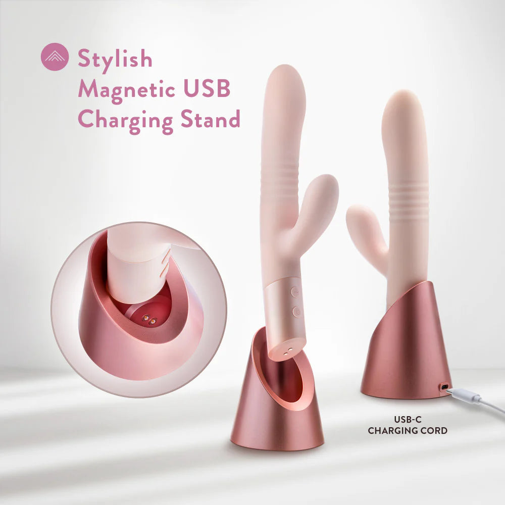 Fraya Thrusting Silicone Rabbit