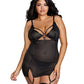 Dreamgirl Fishnet Power Mesh Garter Slip