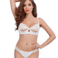Dreamgirl Silky Microfiber Underwire Shelf Bra and G-String Set